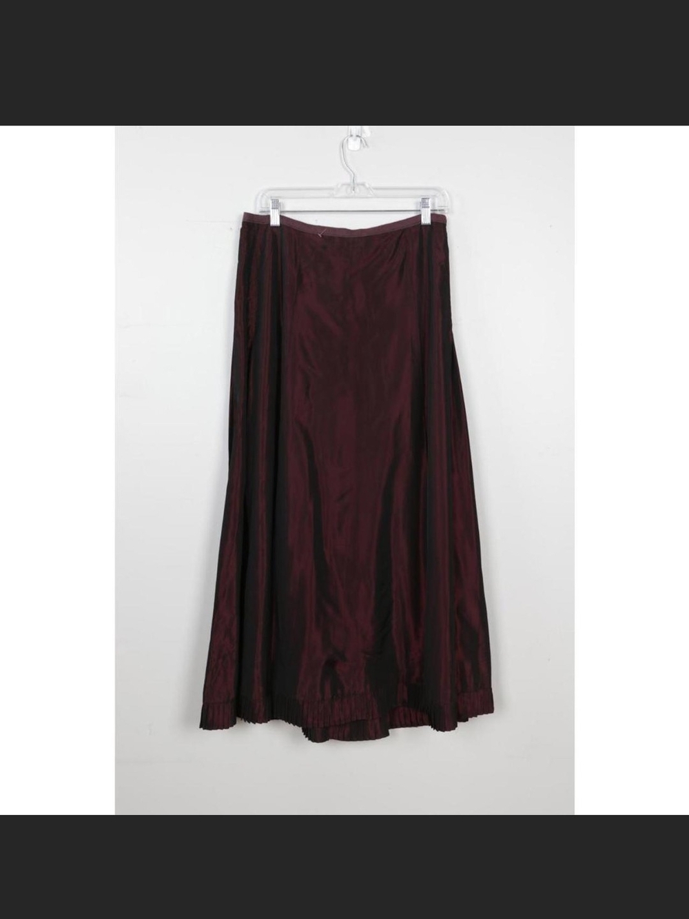2000's Vintage Women's Burgundy Purple A-Line Maxi Skirt Y2K Whimsigoth